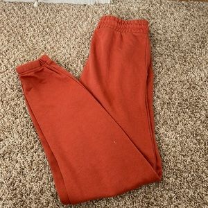 Sweatpants, Forever 21, XS, Dark orange